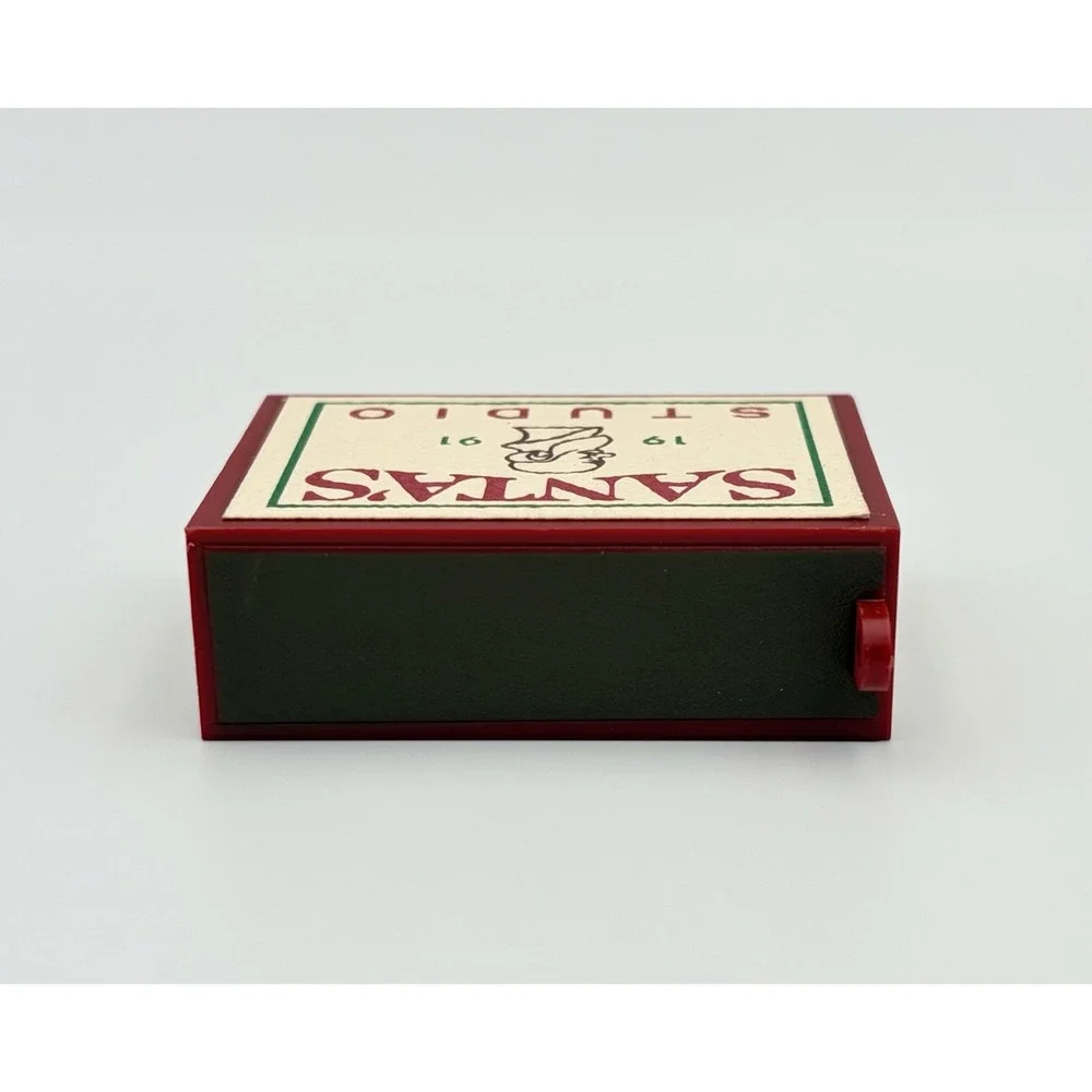 Hallmark Keepsake Ornament 1991 Matchbook Memories Santa's Studio Miniature VTG